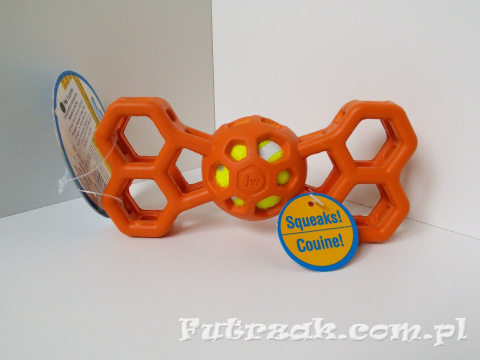 HOL-EE BONE WITH SQUEAKER/Small/orange HOL-EE BONE WITH SQUEAKER/Small/orange