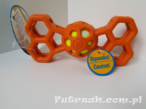 HOL-EE BONE WITH SQUEAKER/Small/orange HOL-EE BONE WITH SQUEAKER/Small/orange