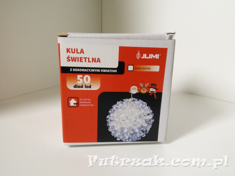 KULA ŚWIETLNA Z KWIATÓW-50 LED KULA ŚWIETLNA Z KWIATÓW-50 LED