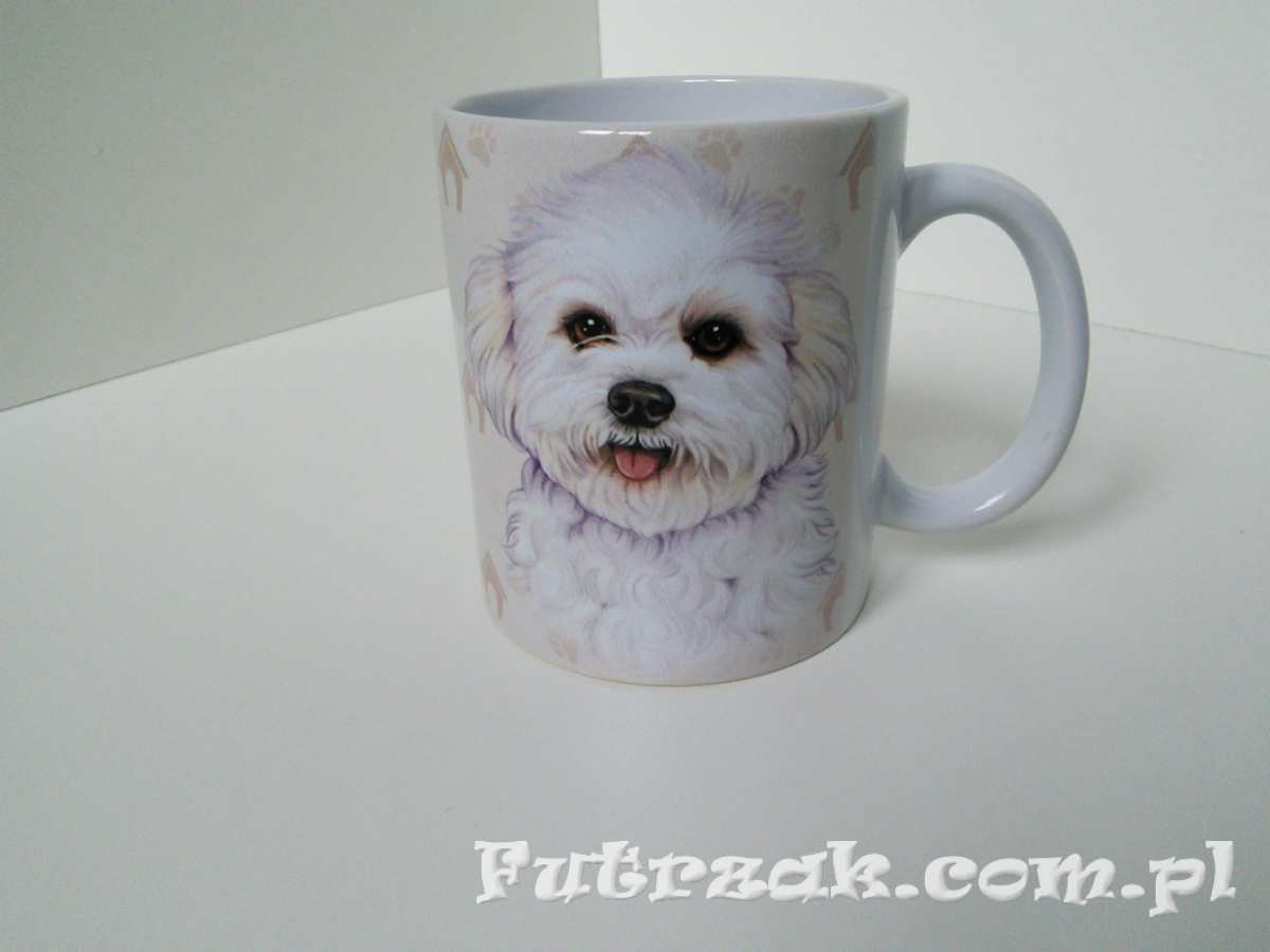 Kubek ceramiczny z motywem-Bichon Kubek ceramiczny z motywem-Bichon
