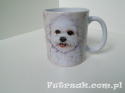 Kubek ceramiczny z motywem-Bichon