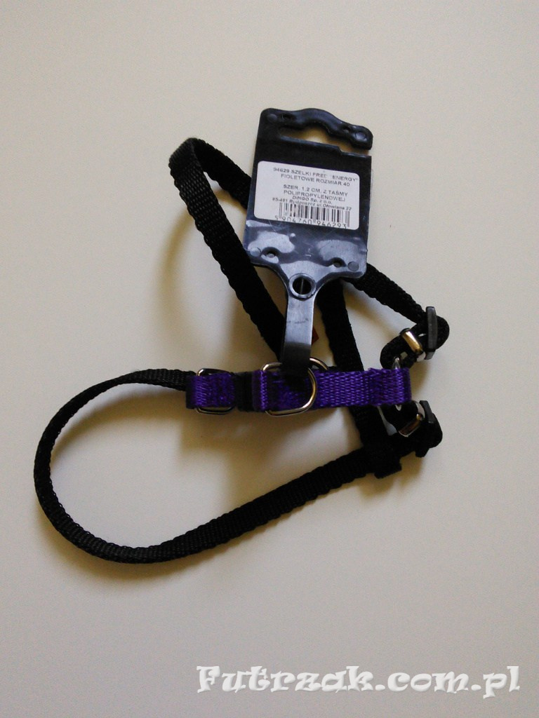 Szelki Fred Energy/40cm/fioletowo-czarne Szelki Fred Energy/40cm/fioletowo-czarne