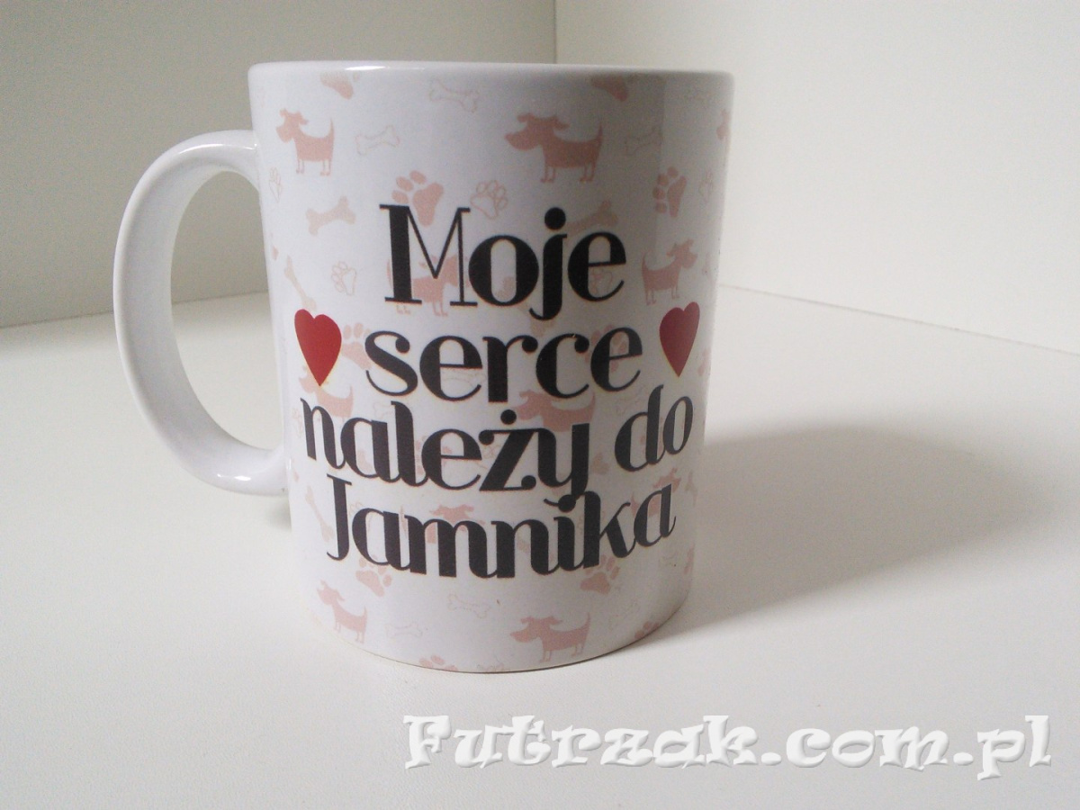 Kubek ceramiczny z motywem-Jamnik Kubek ceramiczny z motywem-Jamnik