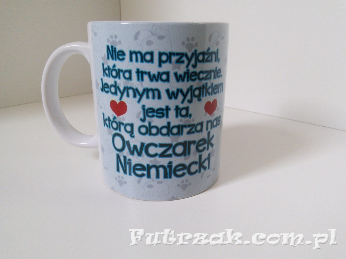 Kubek ceramiczny z motywem-Owczarek Niemiecki Kubek ceramiczny z motywem-Owczarek Niemiecki