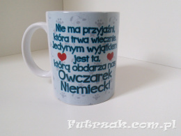 Kubek ceramiczny z motywem-Owczarek Niemiecki