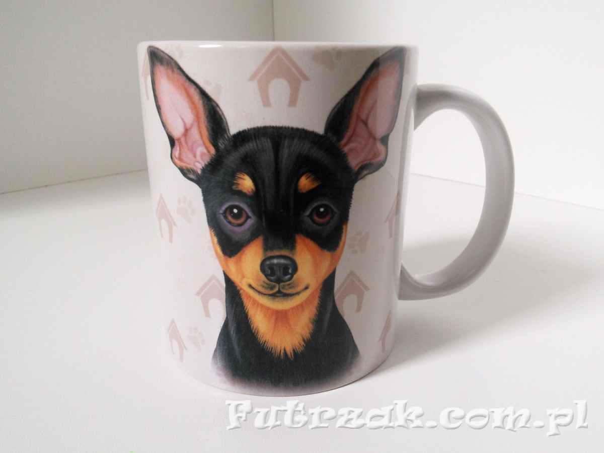 Kubek ceramiczny z motywem-Ratlerek Kubek ceramiczny z motywem-Ratlerek