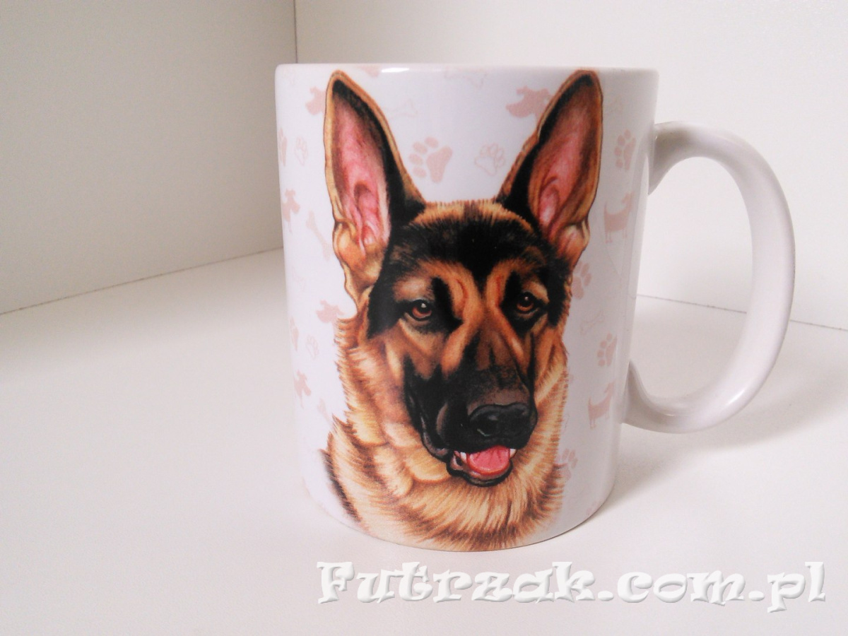 Kubek ceramiczny z motywem-Wilczur Kubek ceramiczny z motywem-Wilczur