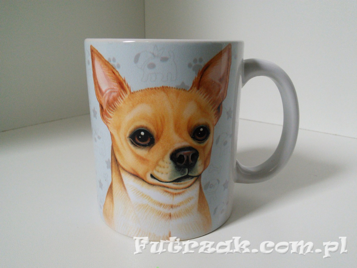 Kubek ceramiczny z motywem-Chihuahua Kubek ceramiczny z motywem-Chihuahua