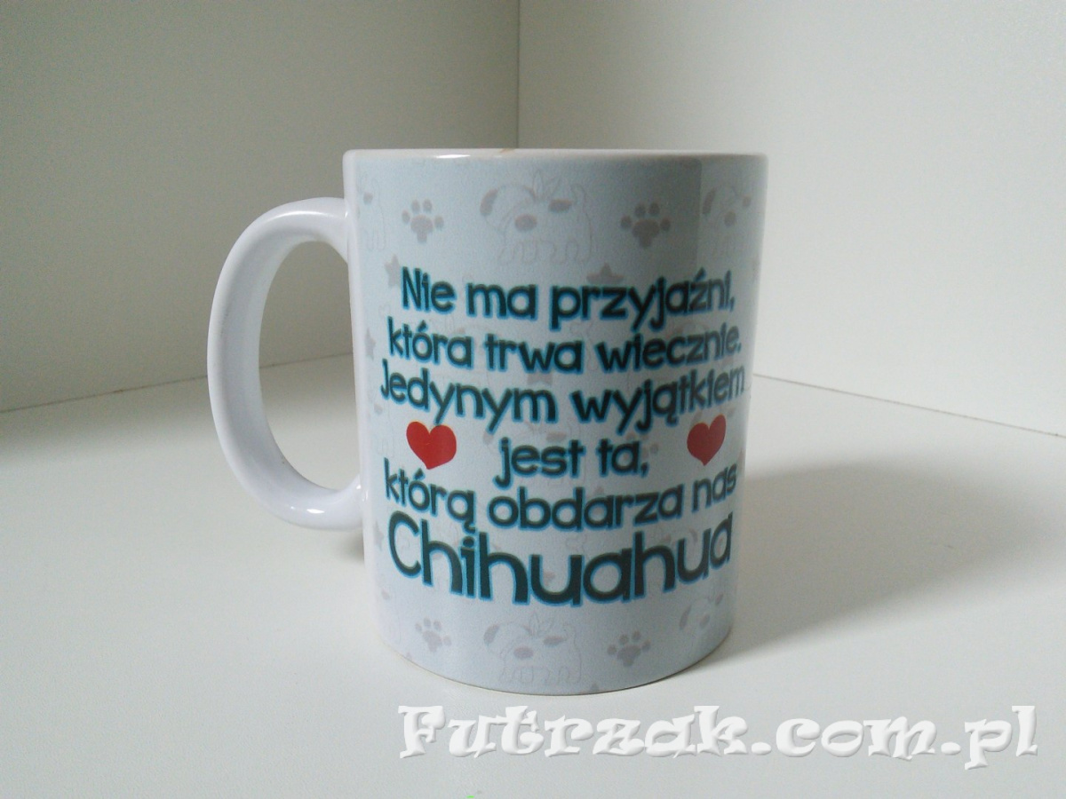 Kubek ceramiczny z motywem-Chihuahua Kubek ceramiczny z motywem-Chihuahua