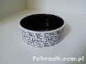 Miska ceramiczna z napisem Dog-Y2717