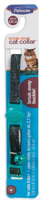 Obroża Swirls Black Teal Obroża Swirls Black Teal