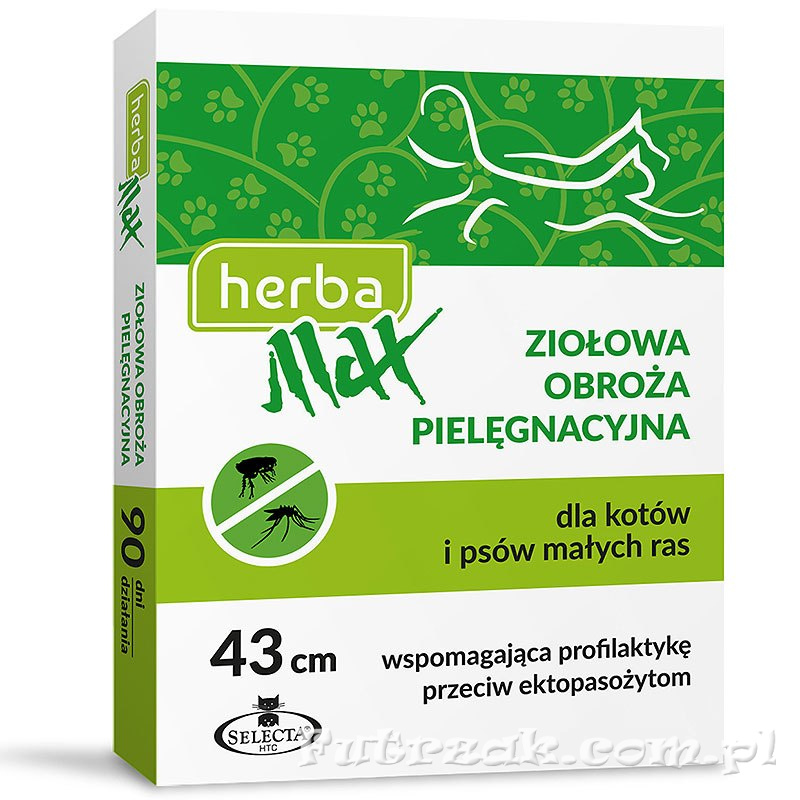 Obroża Herba MAX dla psa i kota/43 cm Obroża Herba MAX dla psa i kota/43 cm