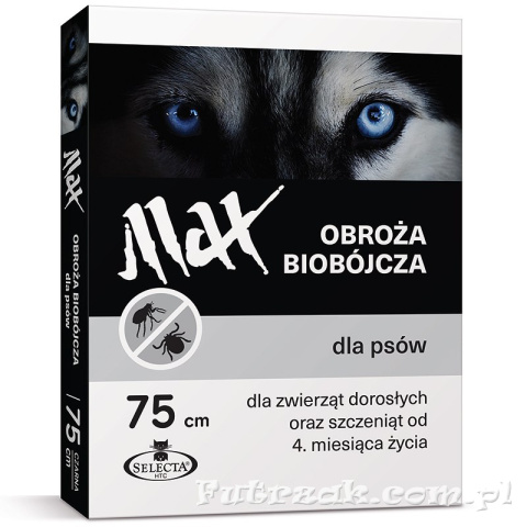 Obroża biobójcza MAX dla psa/75 cm Obroża biobójcza MAX dla psa/75 cm