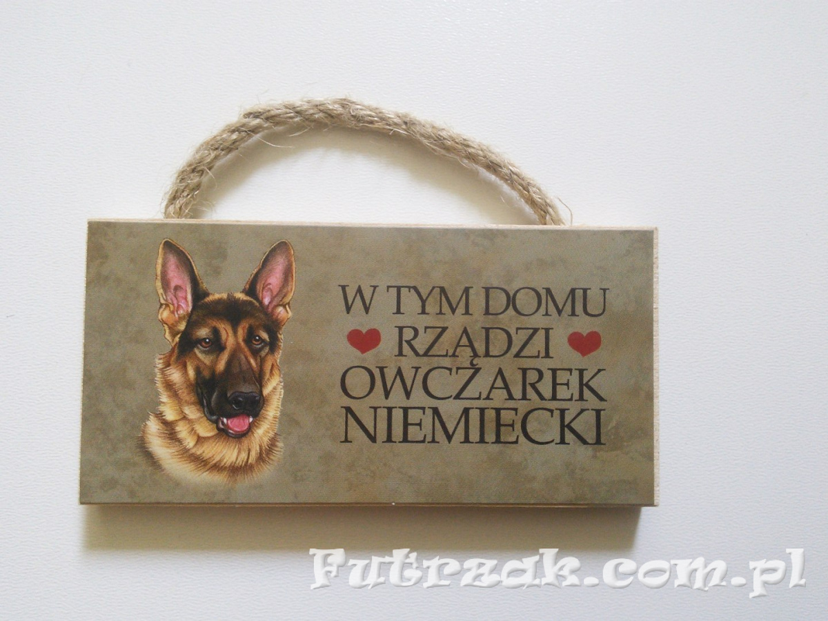 Tabliczka z magnesem-Owczarek Niemiecki Tabliczka z magnesem-Owczarek Niemiecki