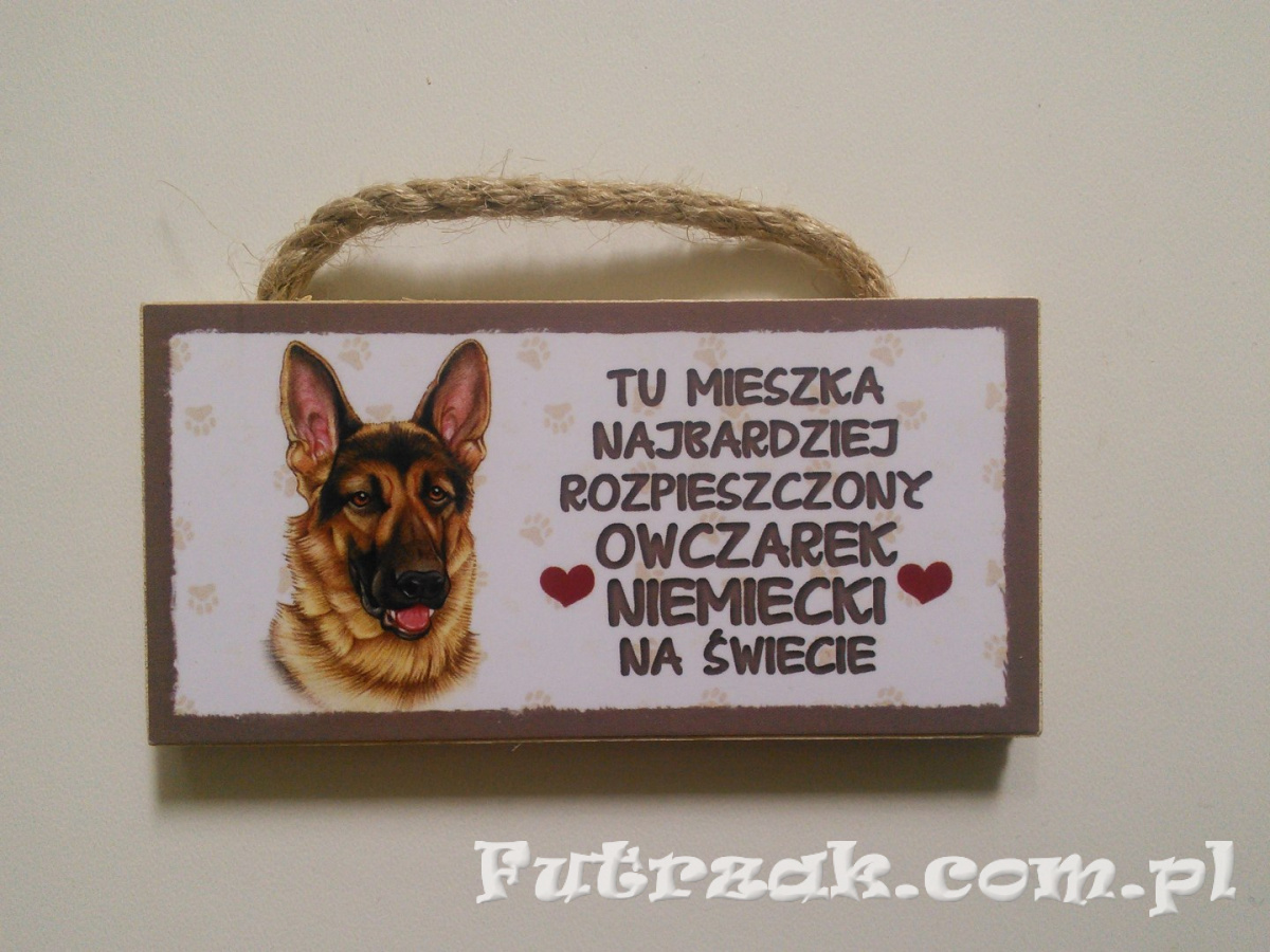 Tabliczka z magnesem-Owczarek Niemiecki Tabliczka z magnesem-Owczarek Niemiecki