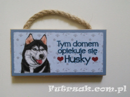 Tabliczka z magnesem-Husky