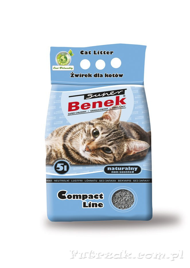 Żwirek Super Benek Compact 5l Żwirek Super Benek Compact 5l