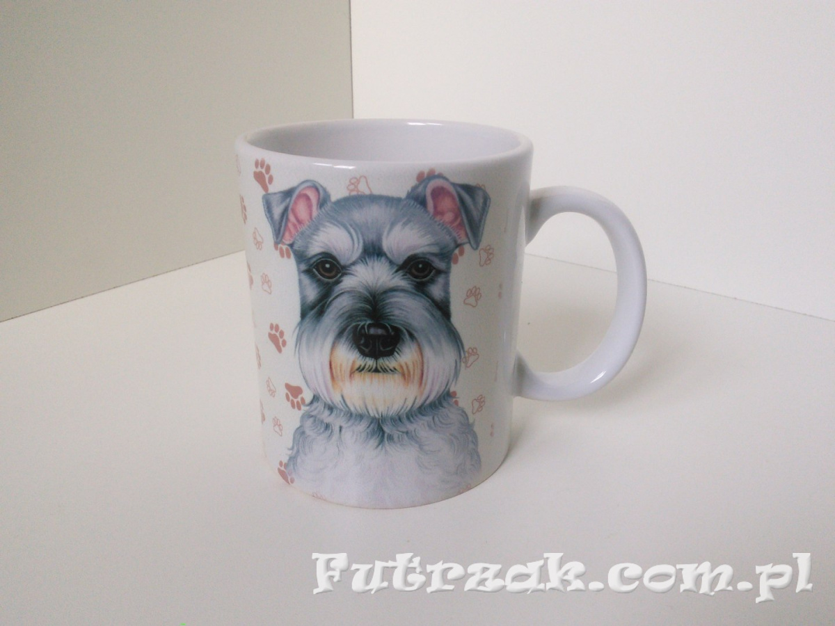 Kubek ceramiczny z motywem-Sznaucer Kubek ceramiczny z motywem-Sznaucer