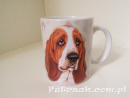 Kubek ceramiczny z motywem-Basset