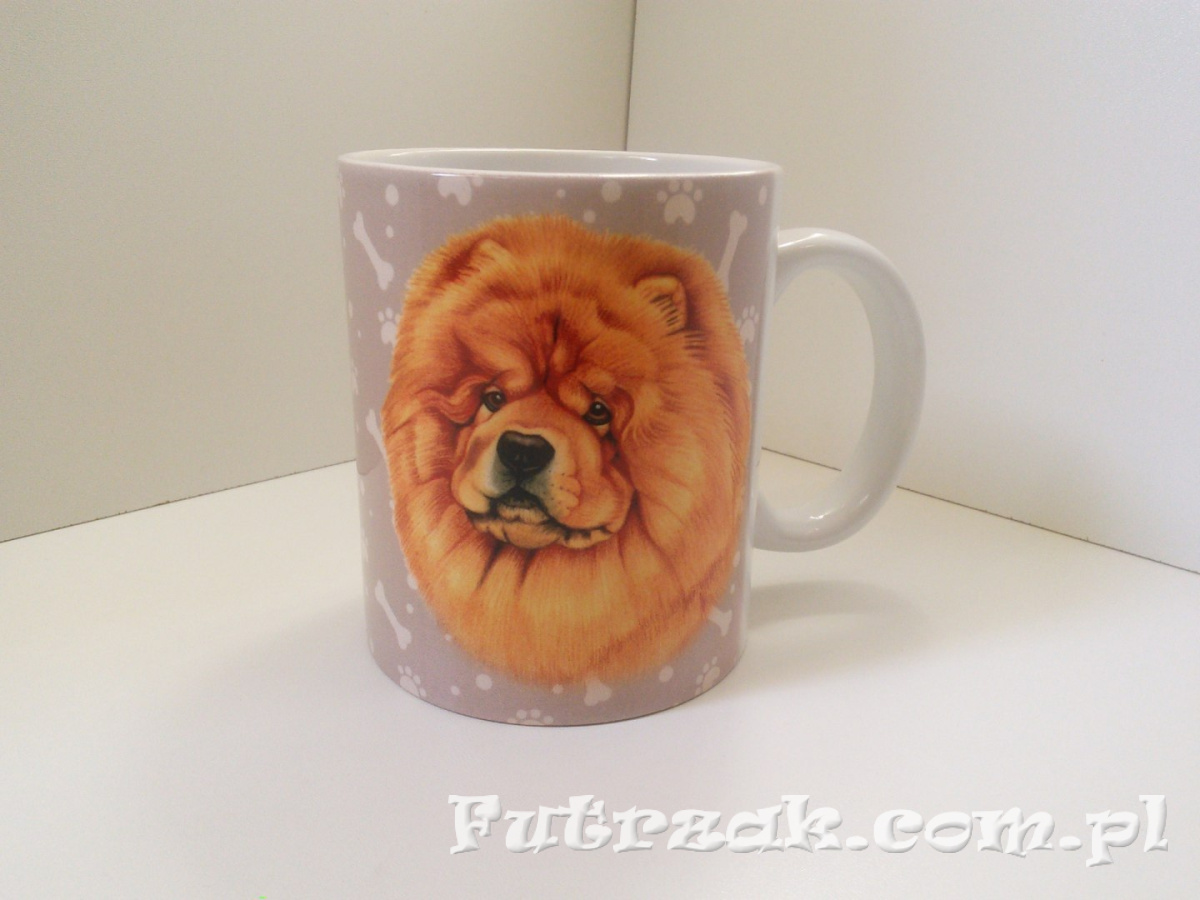 Kubek ceramiczny z motywem-Chow Chow Kubek ceramiczny z motywem-Chow Chow