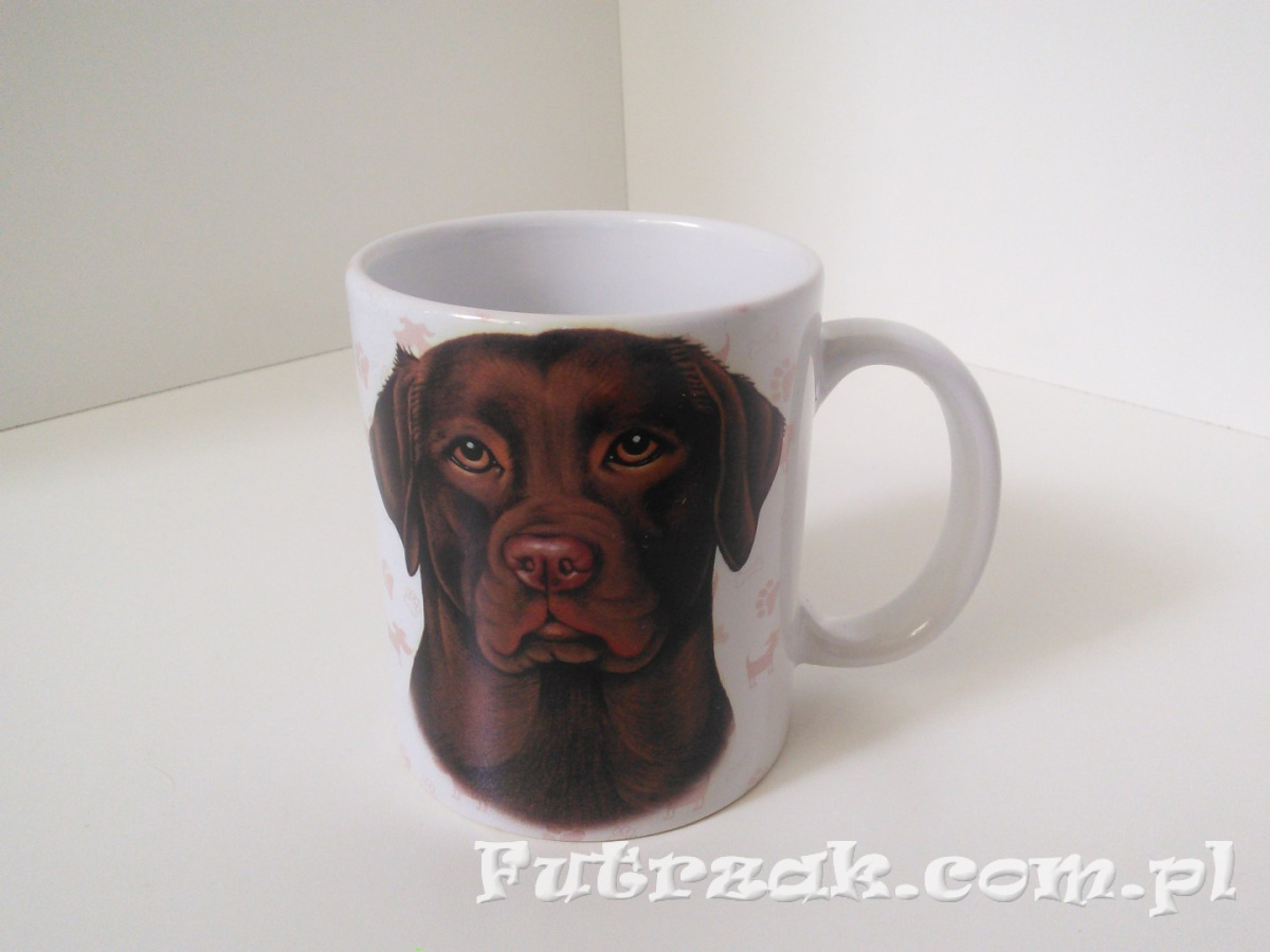 Kubek ceramiczny z motywem-Labrador Kubek ceramiczny z motywem-Labrador