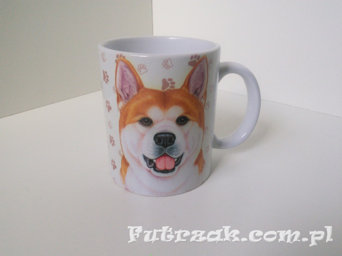 Kubek ceramiczny z motywem-Akita Kubek ceramiczny z motywem-Akita