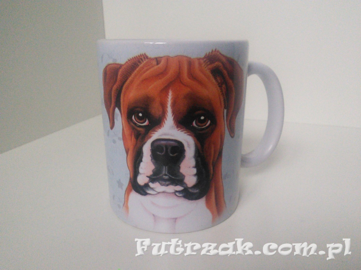 Kubek ceramiczny z motywem-Bokser Kubek ceramiczny z motywem-Bokser