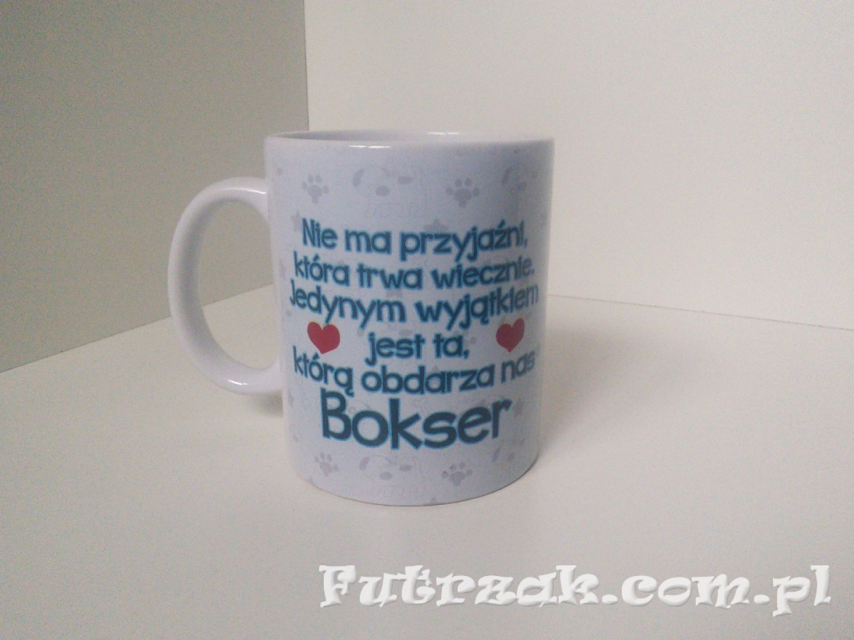 Kubek ceramiczny z motywem-Bokser Kubek ceramiczny z motywem-Bokser