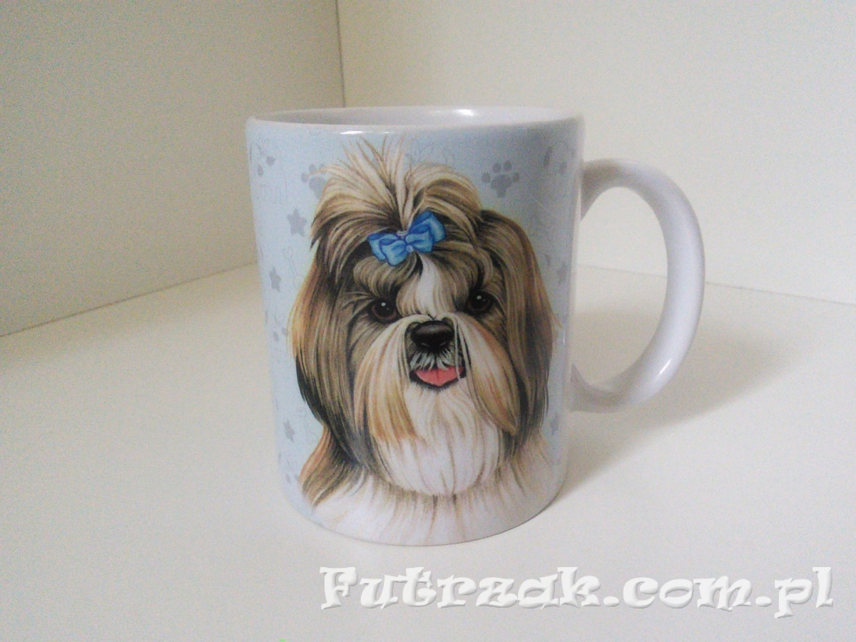 Kubek ceramiczny z motywem-Shih Tzu Kubek ceramiczny z motywem-Shih Tzu