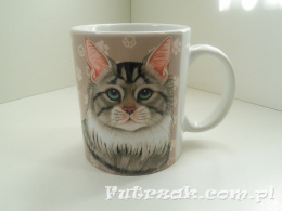 Kubek ceramiczny z motywem-Maine Coon