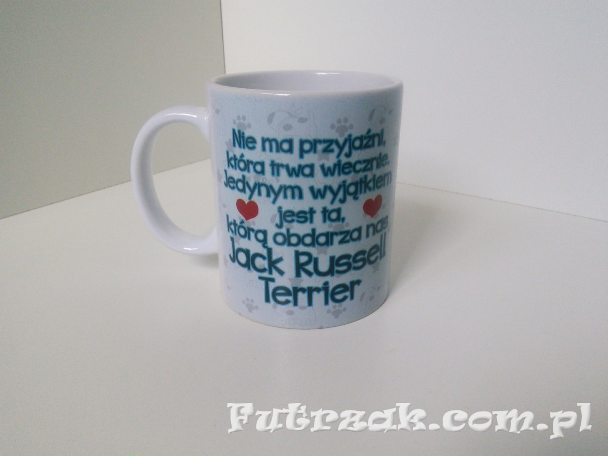 Kubek ceramiczny z motywem-Jack Russell Terrier Kubek ceramiczny z motywem-Jack Russell Terrier
