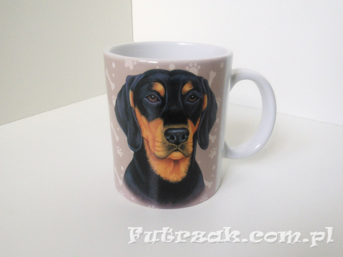 Kubek ceramiczny z motywem-Pies Gończy Polski Kubek ceramiczny z motywem-Pies Gończy Polski