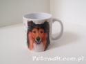 Kubek ceramiczny z motywem-Collie