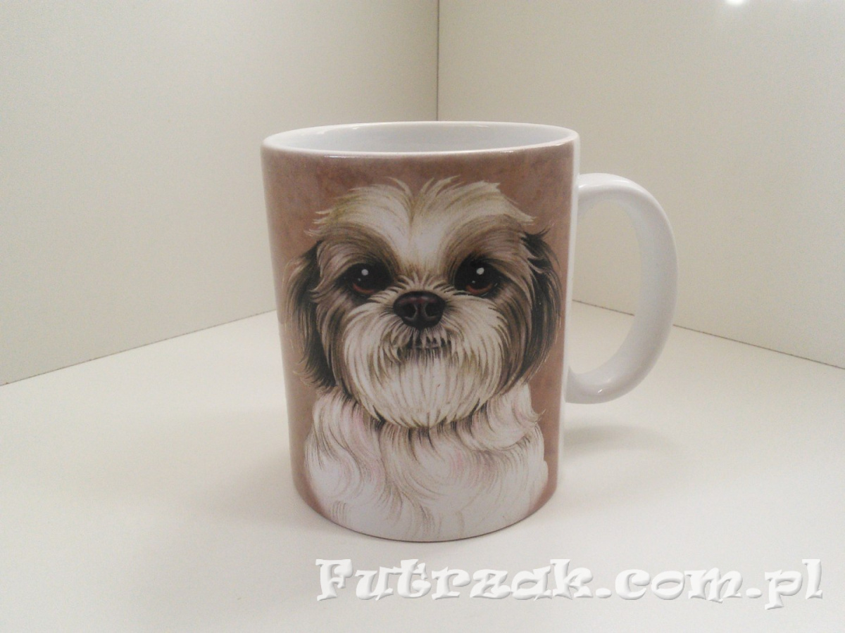 Kubek ceramiczny z motywem-Shih Tzu Kubek ceramiczny z motywem-Shih Tzu