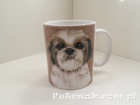 Kubek ceramiczny z motywem-Shih Tzu