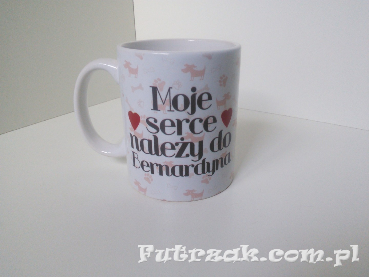 Kubek ceramiczny z motywem-Bernardyn Kubek ceramiczny z motywem-Bernardyn
