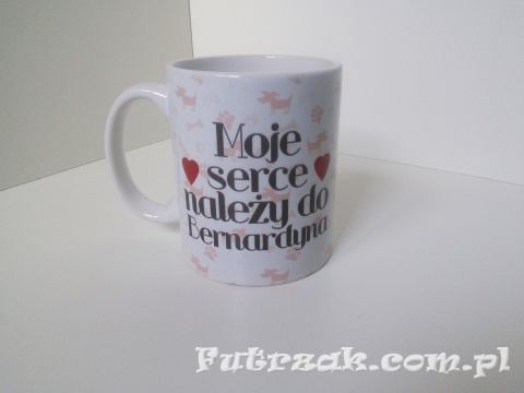 Kubek ceramiczny z motywem-Bernardyn Kubek ceramiczny z motywem-Bernardyn