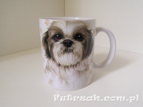 Kubek ceramiczny z motywem-Shih Tzu