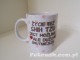 Kubek ceramiczny z motywem-Shih Tzu