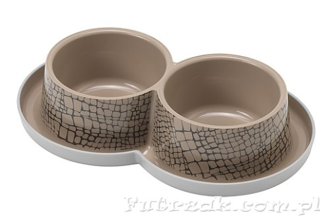 Miska podwójna/"fauna"/2x350ml Miska podwójna/"fauna"/2x350ml