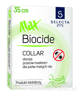 Obroża MAX Biocide dla psów/35 cm