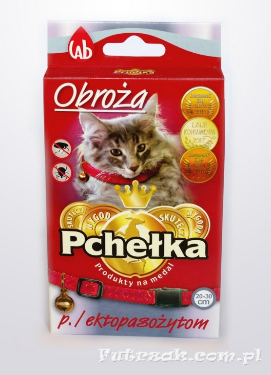 Obroża z dzwoneczkiem na pchły i kleszcze-Pchełka 8048 Obroża z dzwoneczkiem na pchły i kleszcze-Pchełka 8048