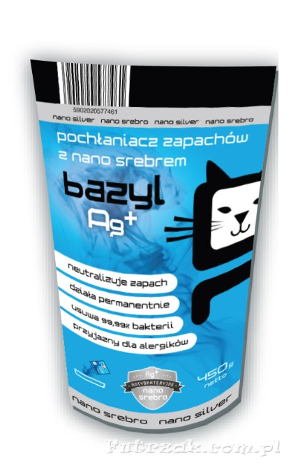 Pochłaniacz zapachów Bazyl Ag+ Pochłaniacz zapachów Bazyl Ag+