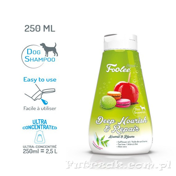 Szampon dla psów FoOlee Deep Nourish&Repair/250 ml Szampon dla psów FoOlee Deep Nourish&Repair/250 ml