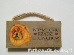 Tabliczka z magnesem-Chow Chow