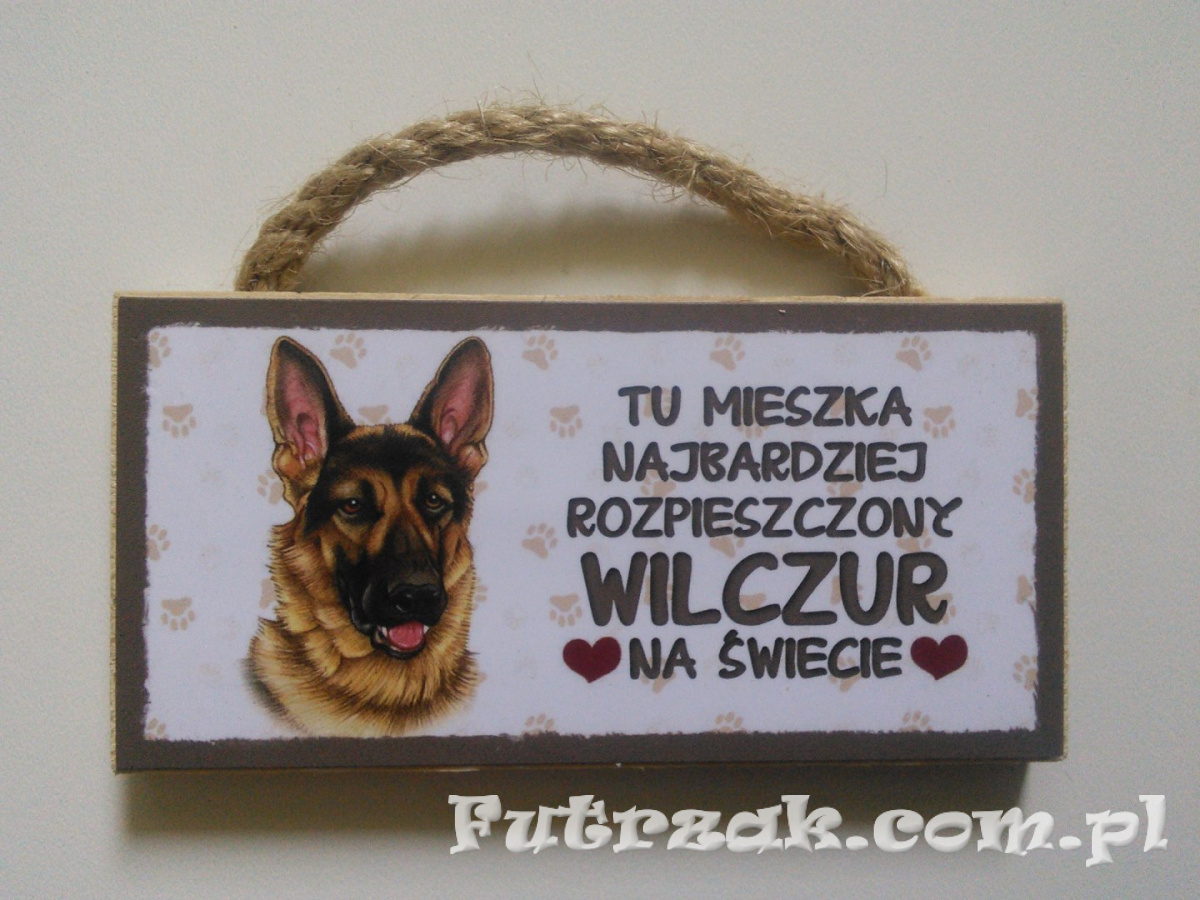 Tabliczka z magnesem-Wilczur Tabliczka z magnesem-Wilczur