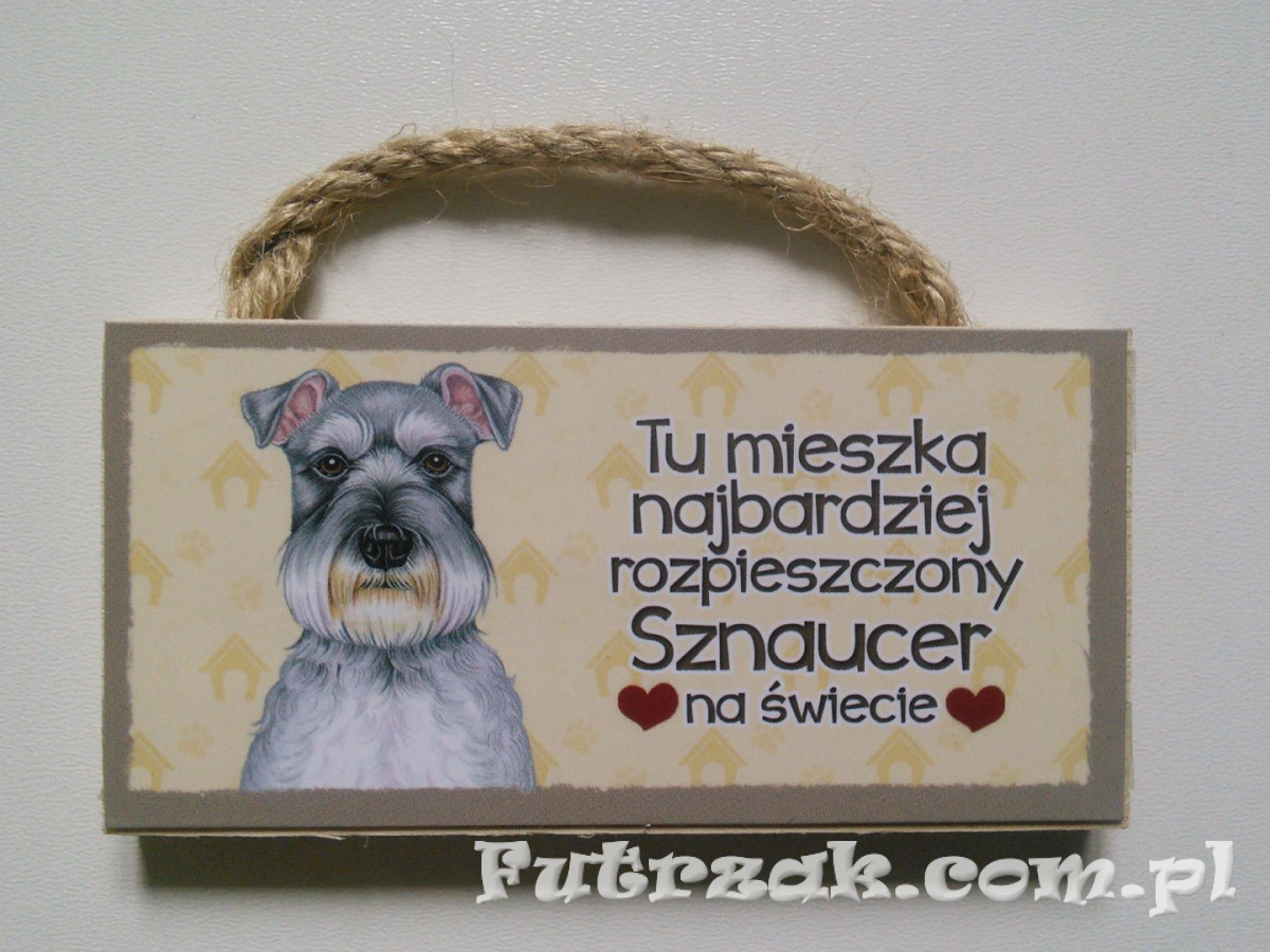 Tabliczka z magnesem-Sznaucer Tabliczka z magnesem-Sznaucer