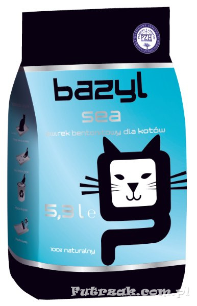 Żwirek Bazyl Sea/Morski 5,3l Żwirek Bazyl Sea/Morski 5,3l