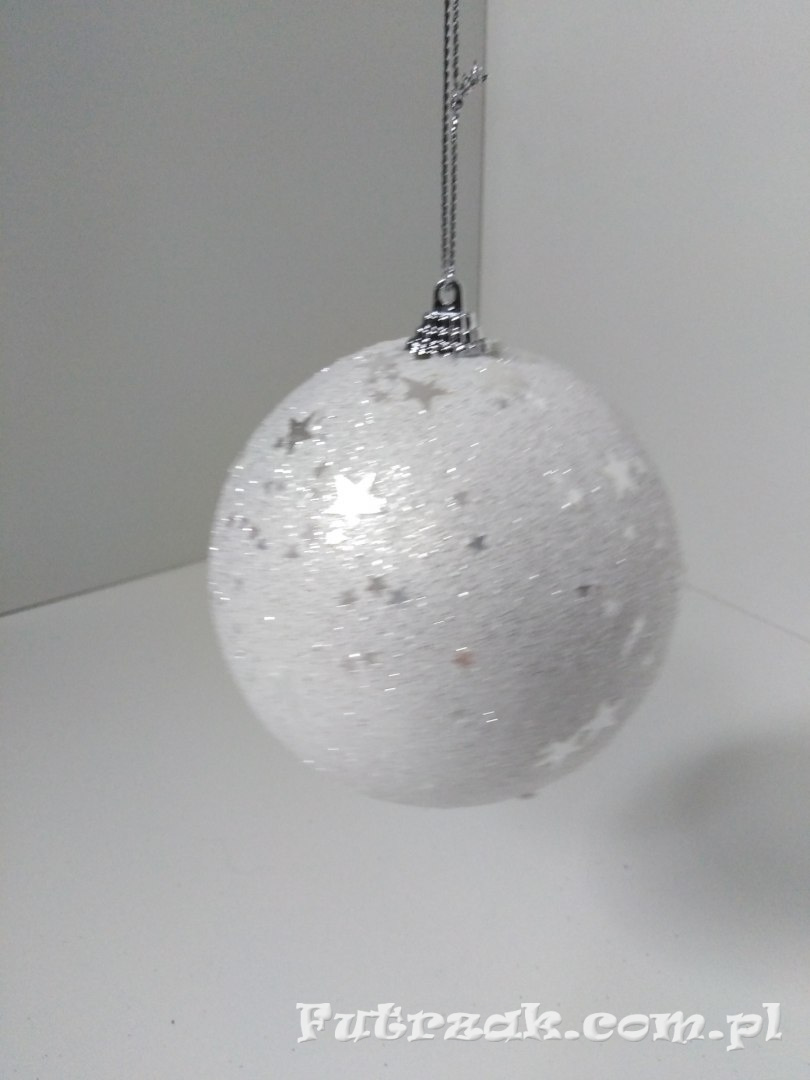 Bombki zdobione w gwiazdki -2 szt. Bombki zdobione w gwiazdki -2 szt.