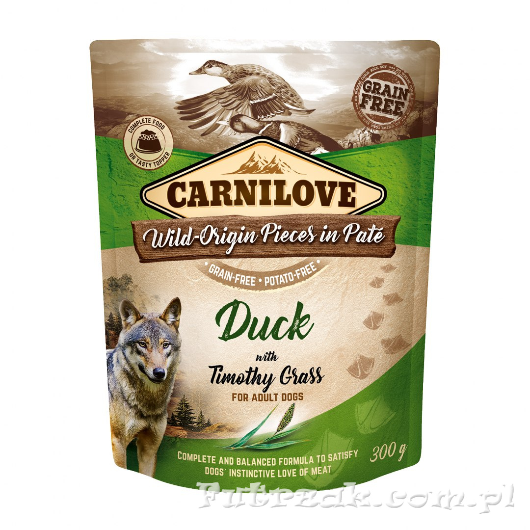 Carnilove Dog Adult Duck with Timothy Grass/300g Carnilove Dog Adult Duck with Timothy Grass/300g